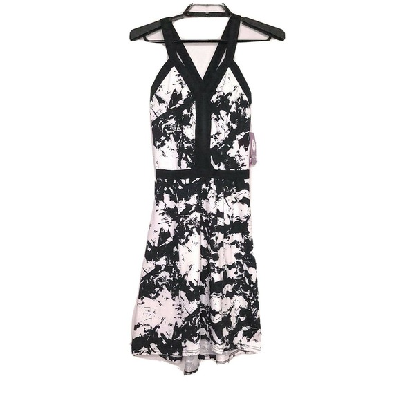 Soybu Amble Dress VNeck Criss Cross Back Shattered - Picture 1 of 5